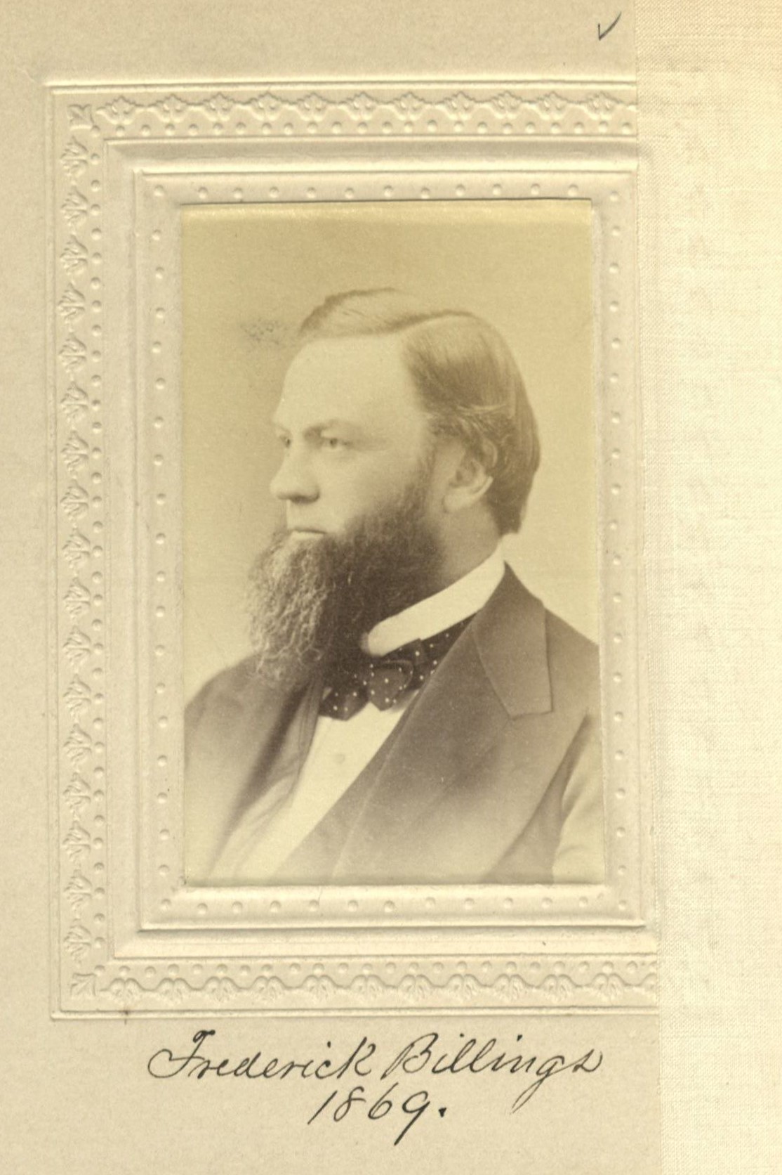 Member portrait of Frederick Billings